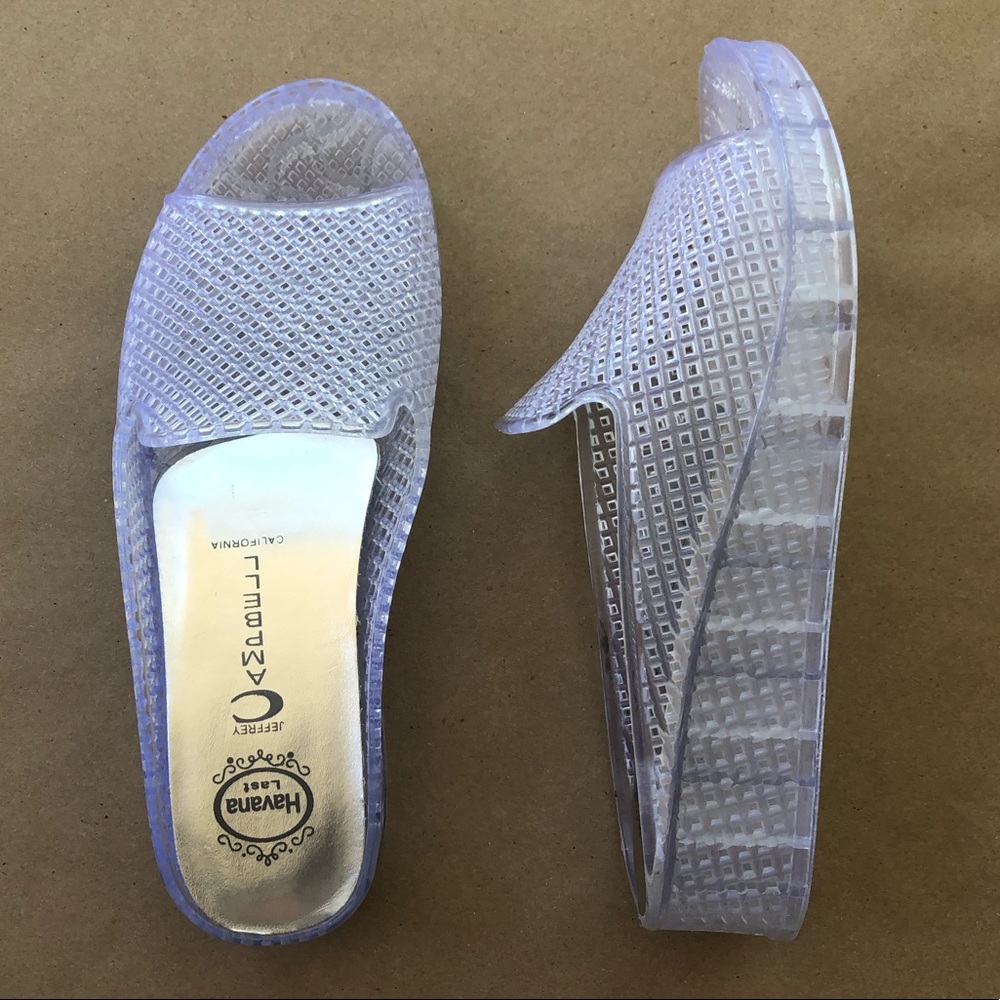 Jeffrey Campbell Jelly Slide Platform Sandal